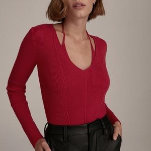 The favorite daughter “take me somewhere” red top